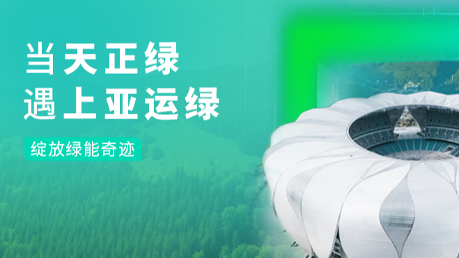 当z6尊龙旗舰厅绿，遇上亚运绿……